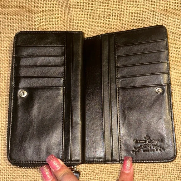 Vivienne Westwood Anglomania Long Zipper Organizer Wallet